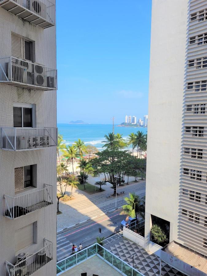 Vista Da Praia! Melhor Local Da Cidade! Guarujá Exterior foto